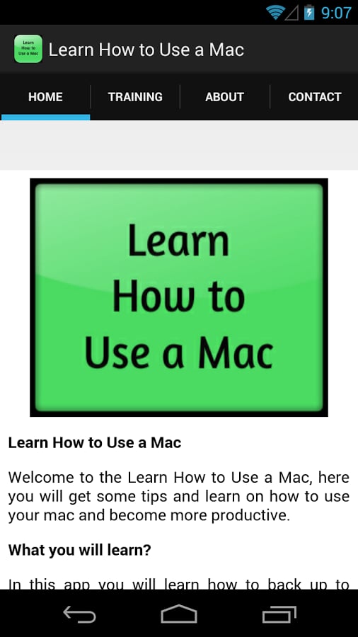 Learn How to Use a Mac截图4