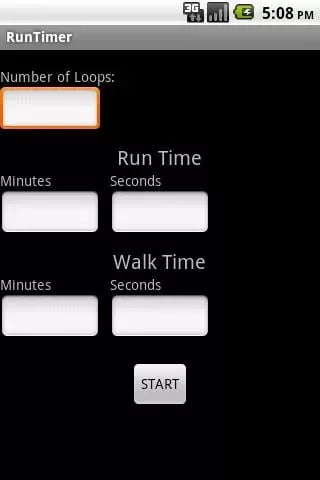 Run/Walk Timer截图2