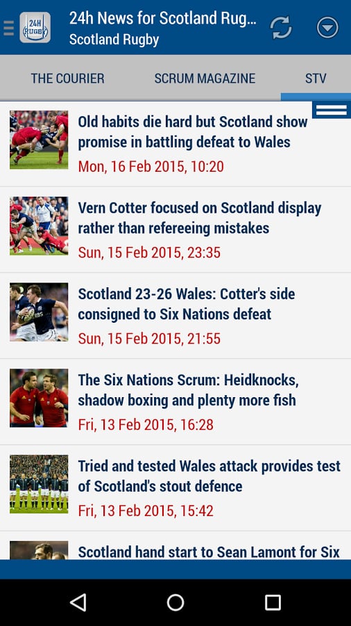 Scotland Rugby 24h截图3