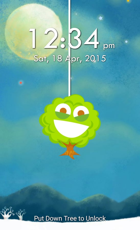 Happy Tree Lock Screen截图4