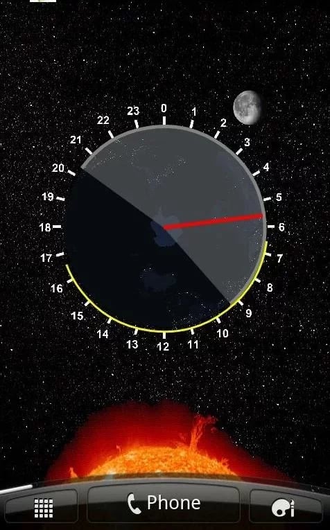 Sun and Moon Light Clock截图2