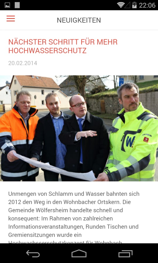 W&ouml;lfersheim Gemeinde App截图2