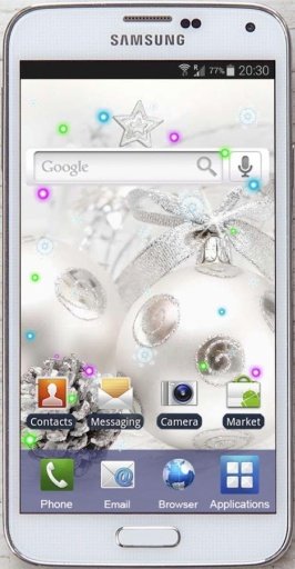 Snow Winter Silver LWP截图2