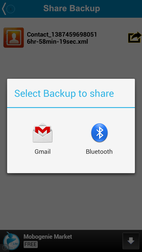 Backup My Contacts截图6