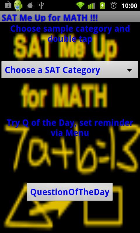 SAT Me Up for MATH截图1