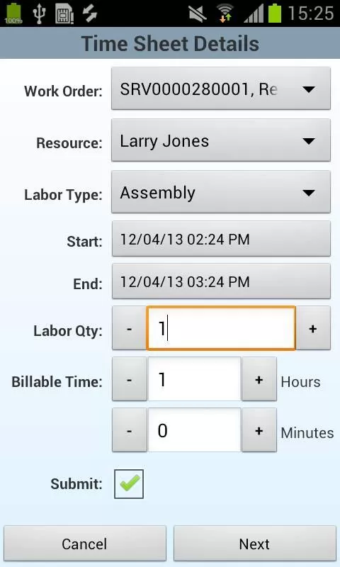 Timesheets 9.05.02截图2