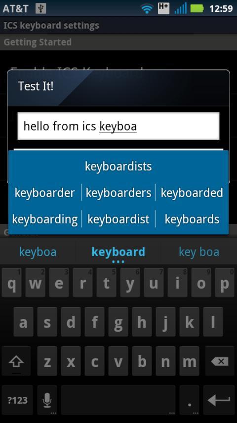 French for ICS Keyboard截图2