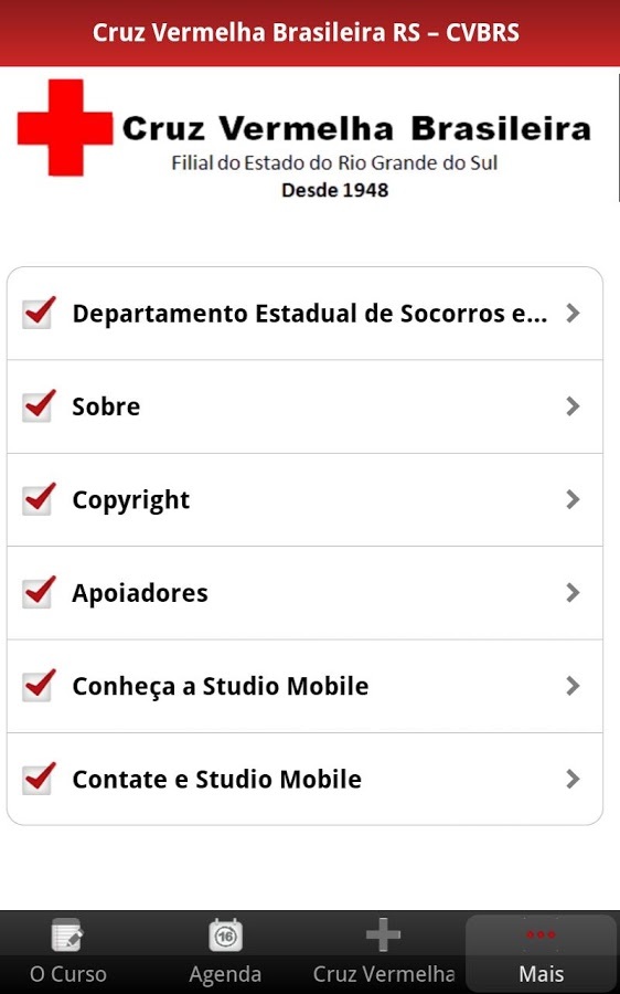 Curso APH Cruz Vermelha BR RS截图5