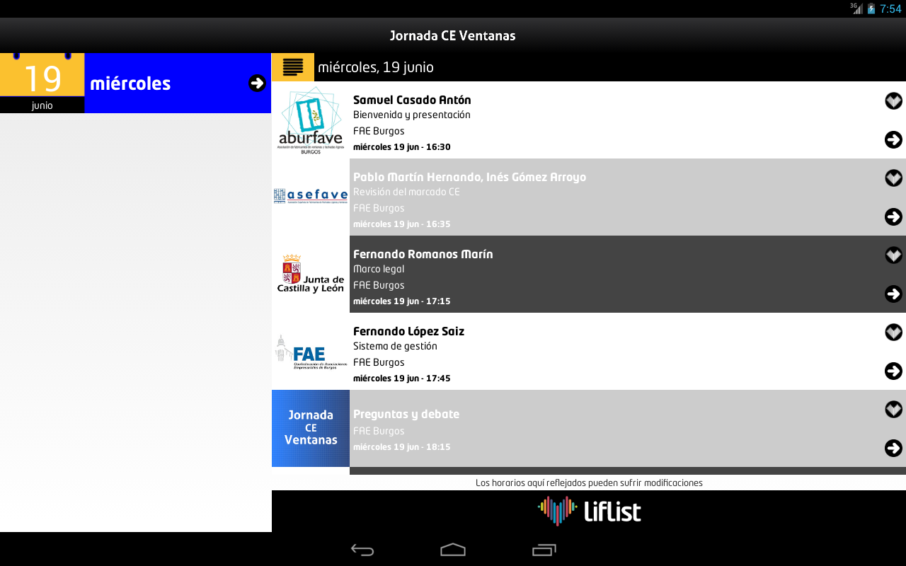 Jornada CE Ventanas截图4