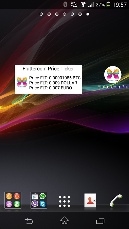 Fluttercoin(FLT) price ticker截图2