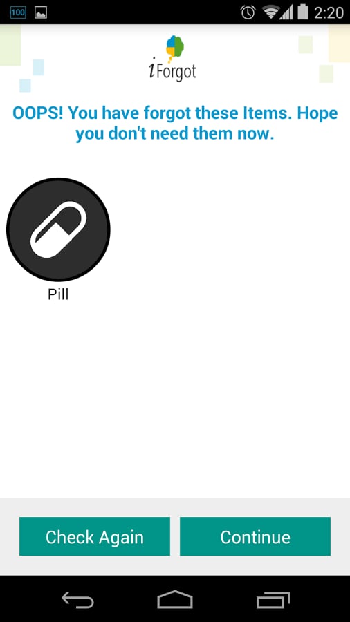 iForgot Things &amp; Pill Re...截图2