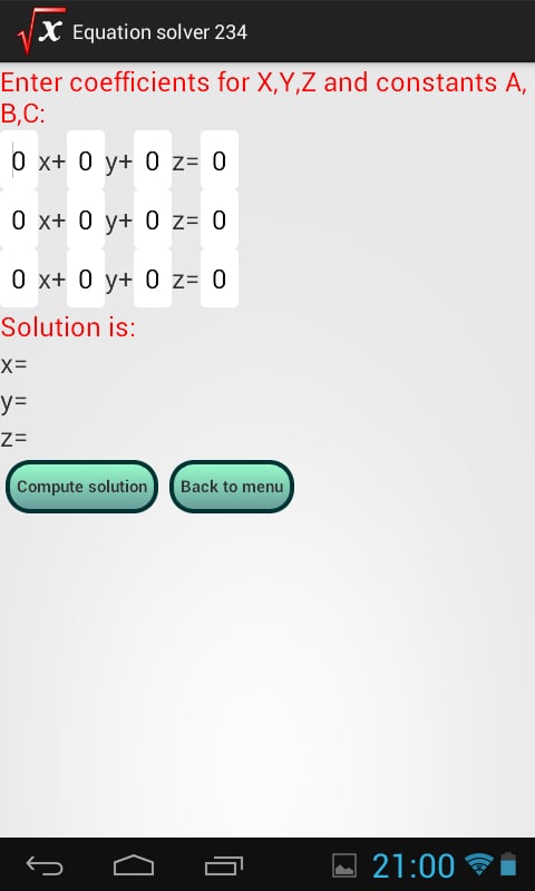 Equation Solver 234截图4