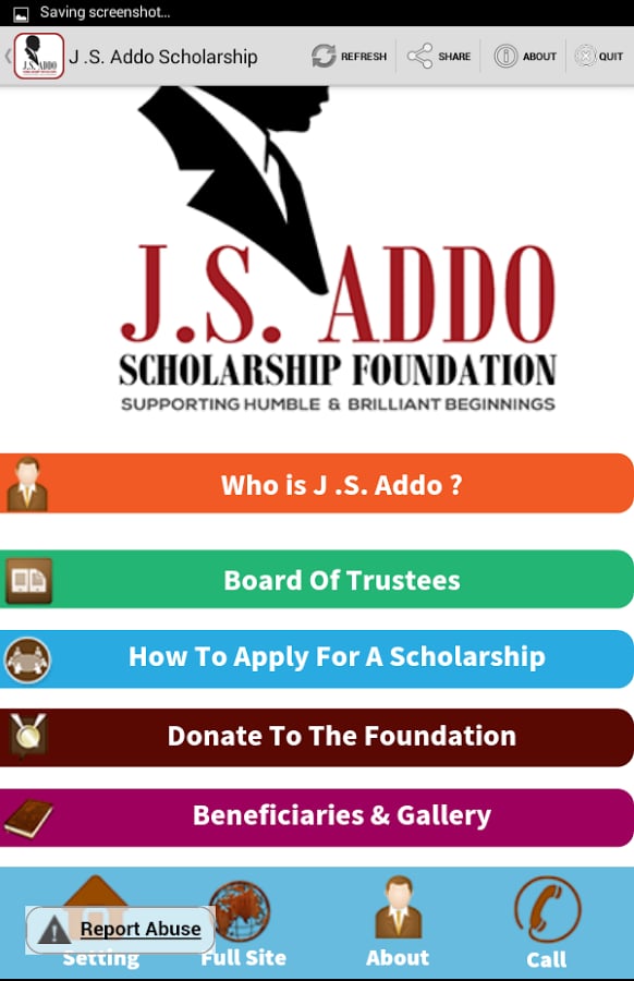 JS Addo Scholarship Foun...截图3