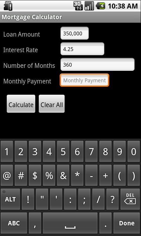 Mobi Mortgage Calculator截图1