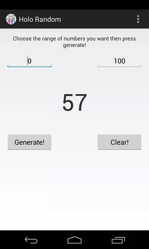 Holo Random Number Gener...截图1