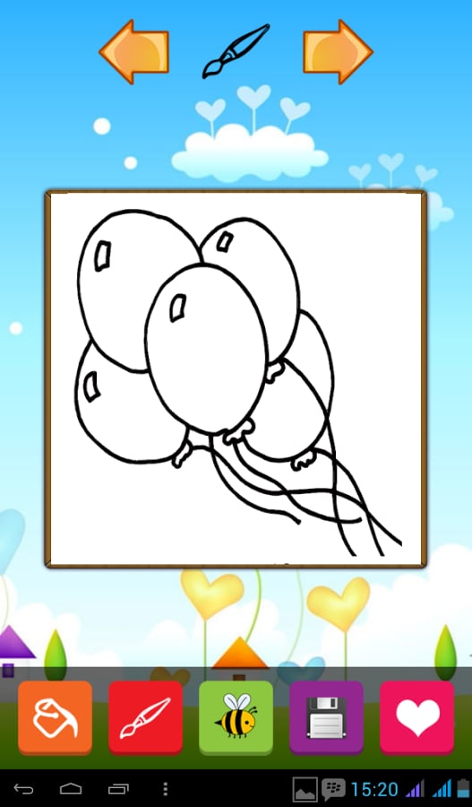 Balloon Coloring Pages截图3