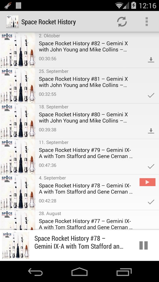 Space Rocket History Pod...截图1