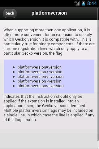 Firefox chrome.manifest Cheatsheet截图1