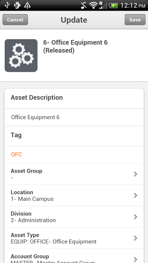 Infor Lawson Mobile Assets截图4