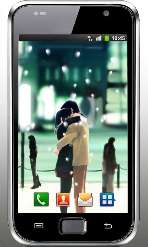 Love Snow Anime LWP截图3