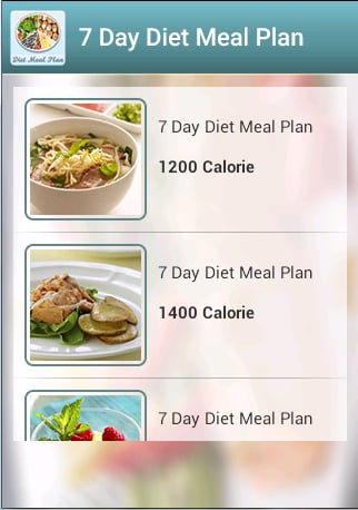 Seven Days Diet Plan截图3