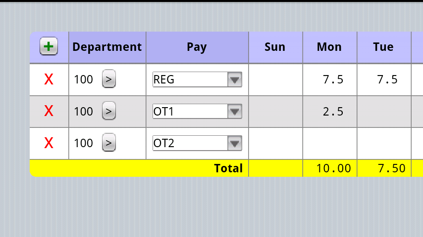 LegiantMobile Timecard E...截图5