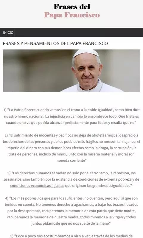 Frases del Papa Francisc...截图3