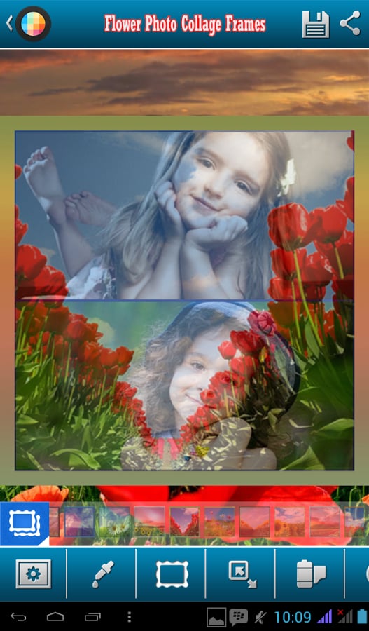 Flower Photo Collage Fra...截图4