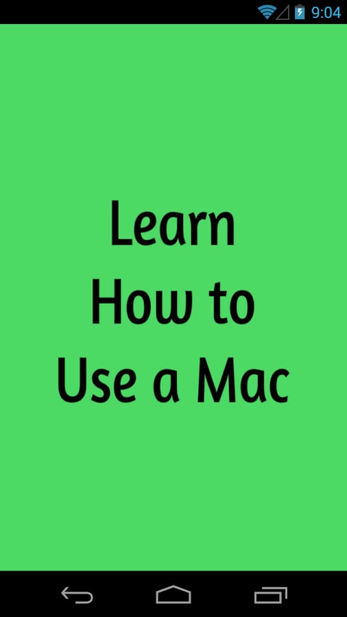 Learn How to Use a Mac截图1