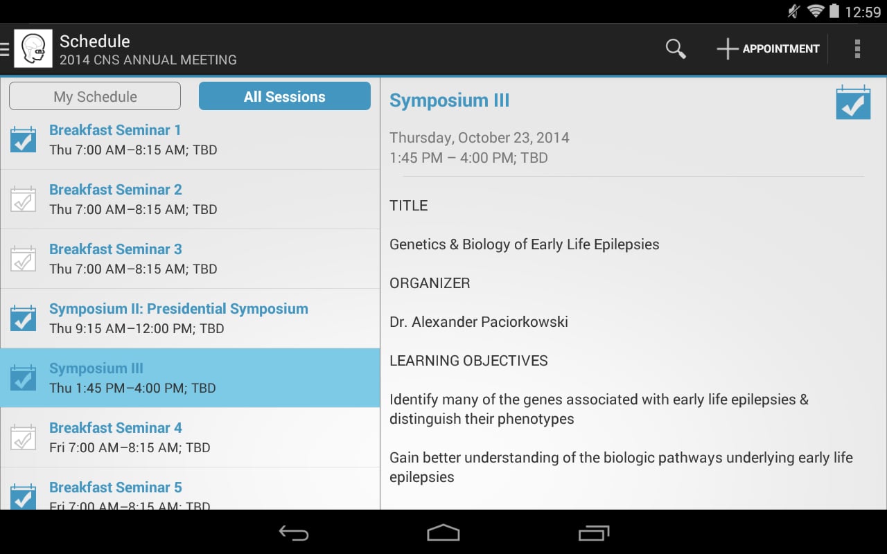 CNS Events截图4