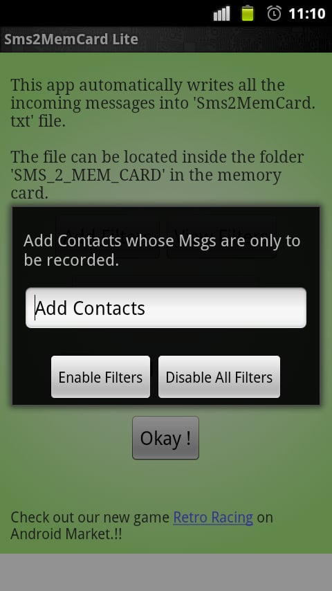 Sms2MemCard截图2