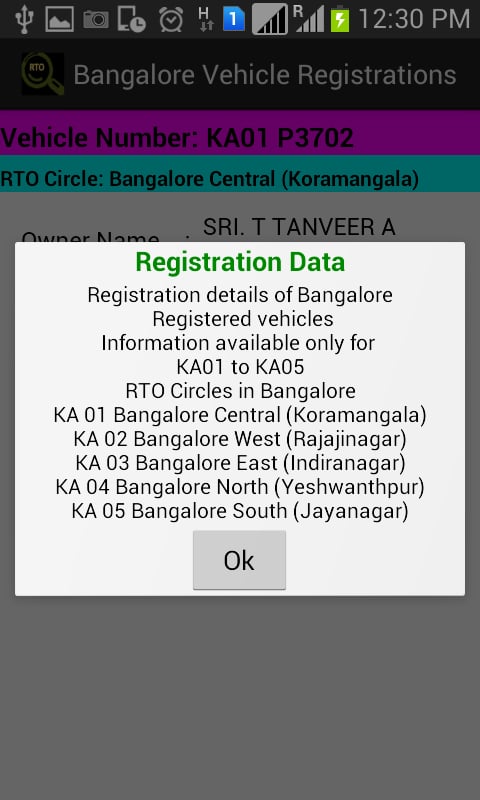 Bangalore Registered Veh...截图2