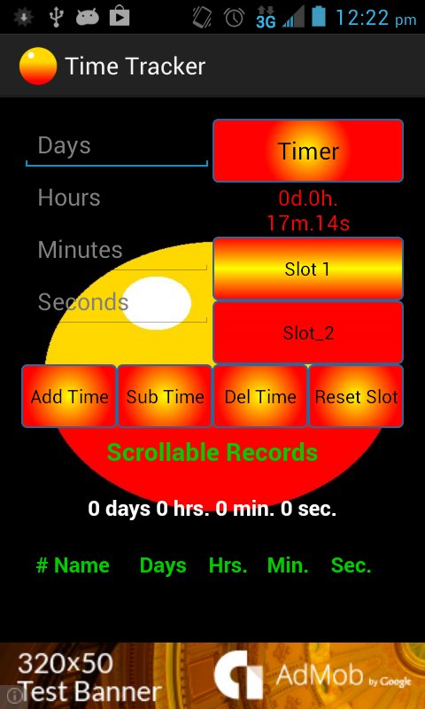 Time Tracker w/ Timer截图4