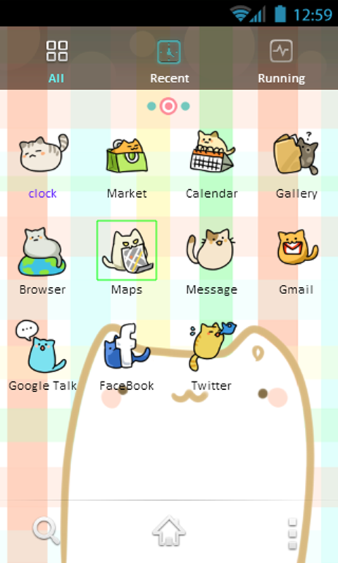 Cute Cats GO Launcher Theme截图1