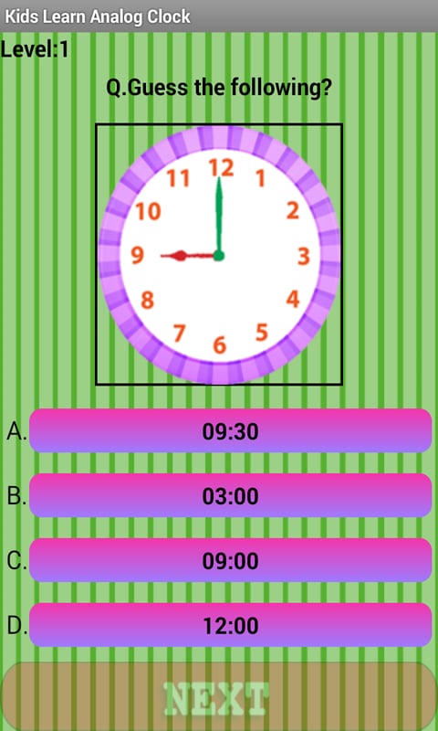 Kids Learn Analog Clock截图5