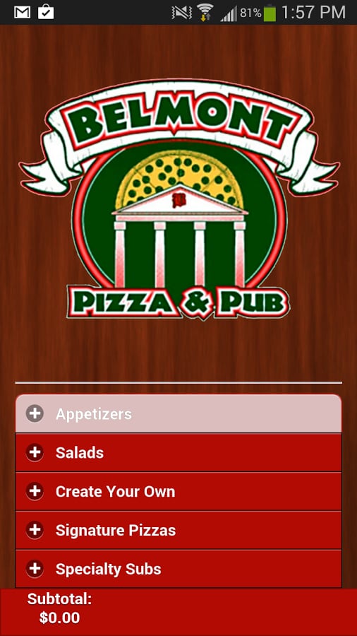 Belmont Pizza &amp; Pub截图2