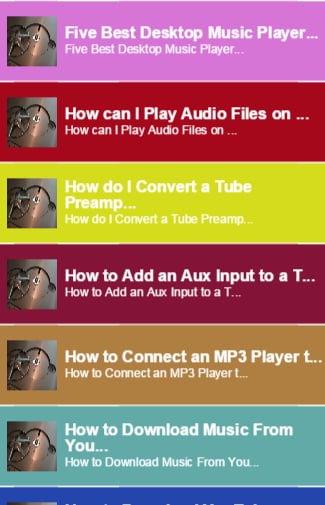 Mp3 Player Lite Guide截图1