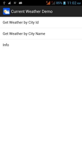 Current Weather Demo截图2