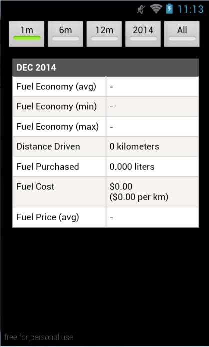 Fill Up New - Fuel Log截图3