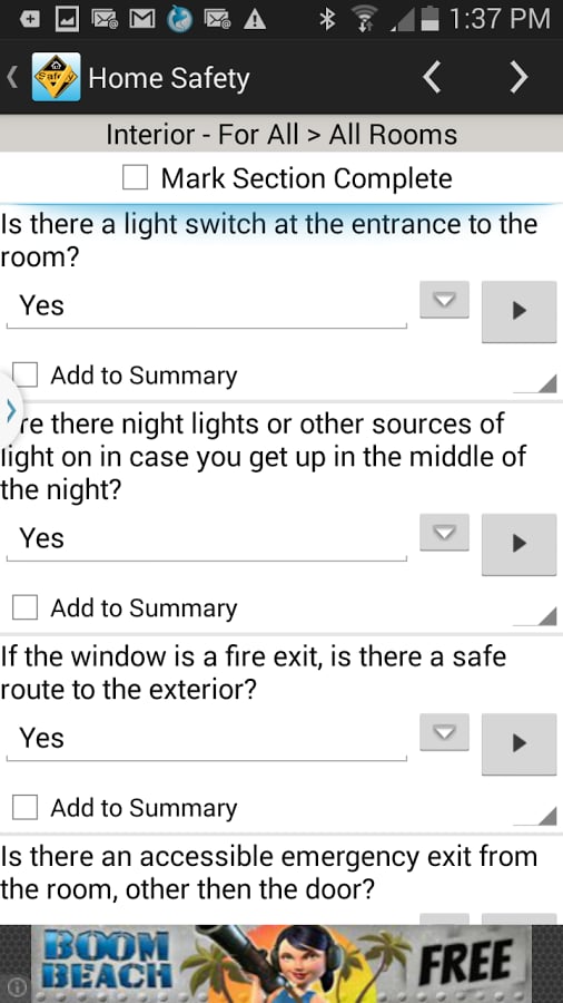 Home Safety Checklist截图1