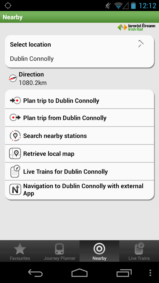 Iarnrod Eireann Irish Rail App截图3