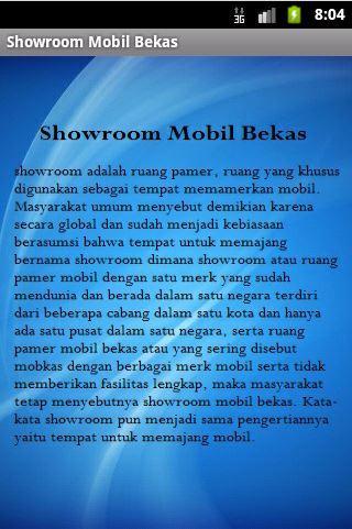 Showroom Mobil Bekas截图5