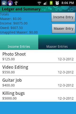 Maaser Manager Beta 2截图4