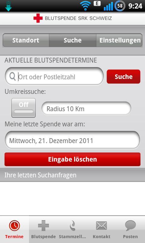 SRK Blutspende-App截图2