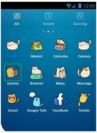 Cute Cats GO Launcher Theme截图2