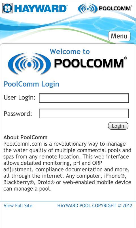 Hayward PoolComm截图1