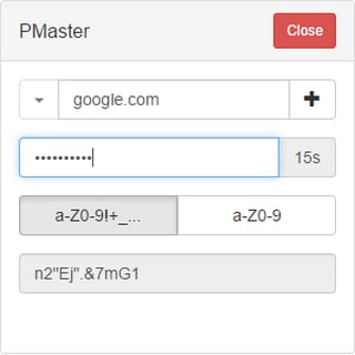 PMaster password generat...截图1