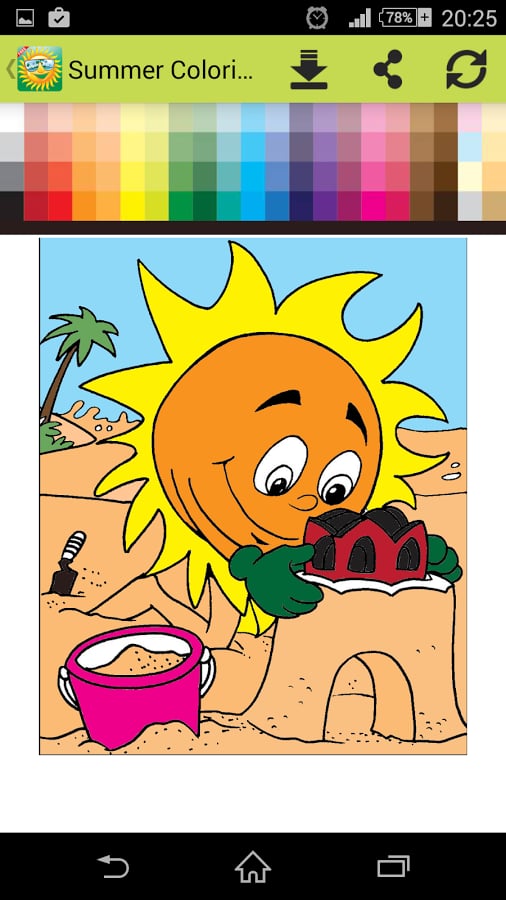 Summer Coloring Pages截图5