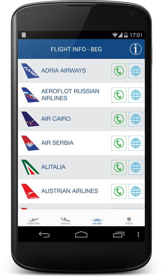 Belgrade Flights Info截图4