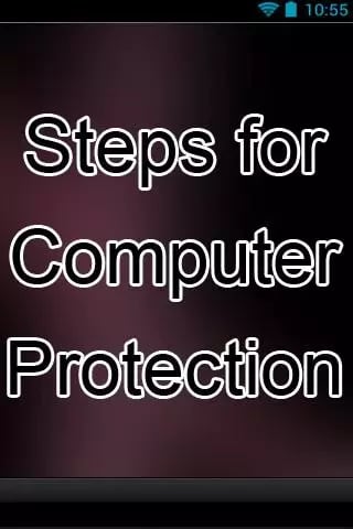 Steps For Computer Prote...截图2